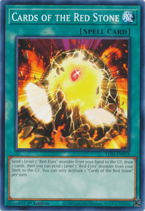 Cards of the Red Stone [LDS1-EN018] Common (ONLINE ORDER ONLY)