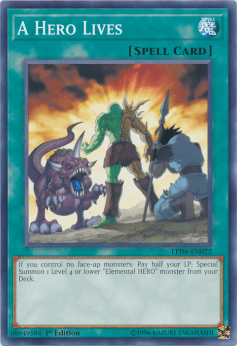 A Hero Lives [LED6-EN022] Common (ONLINE ORDER ONLY)