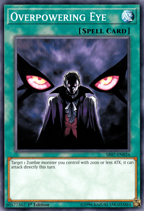 Overpowering Eye [SR07-EN026] Common (ONLINE ORDER ONLY)