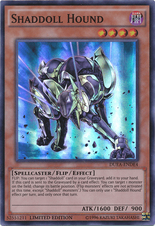 Shaddoll Hound [DUEA-ENDE4] Super Rare (ONLINE ORDER ONLY)