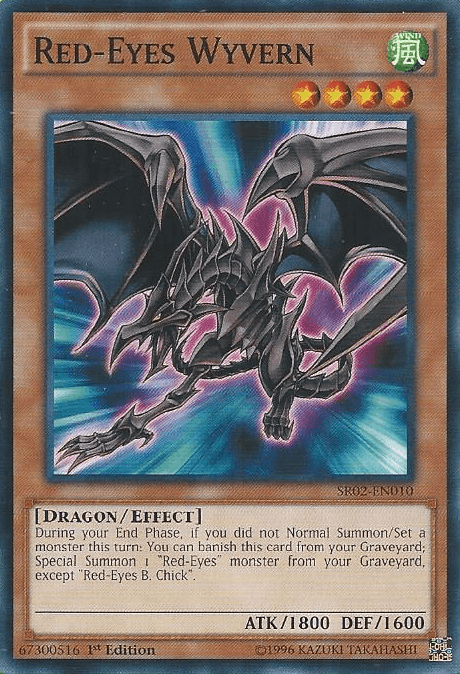 Red-Eyes Wyvern [SR02-EN010] Common (ONLINE ORDER ONLY)