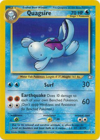 Quagsire (45/111) [Neo Genesis Unlimited] (Online Only)