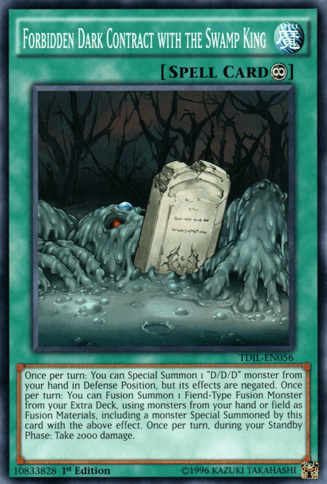 Forbidden Dark Contract with the Swamp King [TDIL-EN056] Common (ONLINE ORDER ONLY)