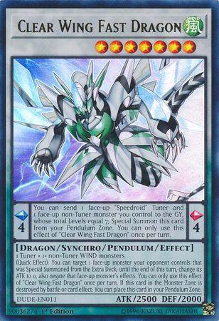Clear Wing Fast Dragon [DUDE-EN011] Ultra Rare (ONLINE ORDER ONLY)