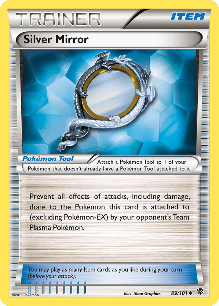 Silver Mirror (89/101) [Black & White: Plasma Blast] (Online Only)