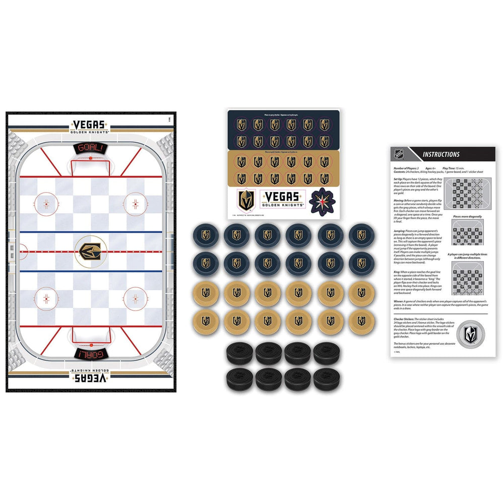 Las Vegas Golden Knights Checkers Board Game (ONLINE ORDER ONLY)