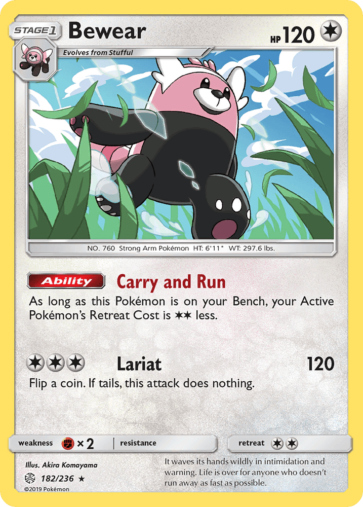 Bewear (182/236) [Sun & Moon: Cosmic Eclipse] (Online Only)