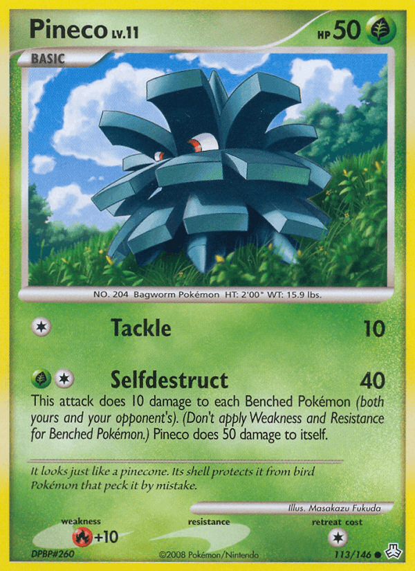 Pineco (113/146) [Diamond & Pearl: Legends Awakened] (Online Only)