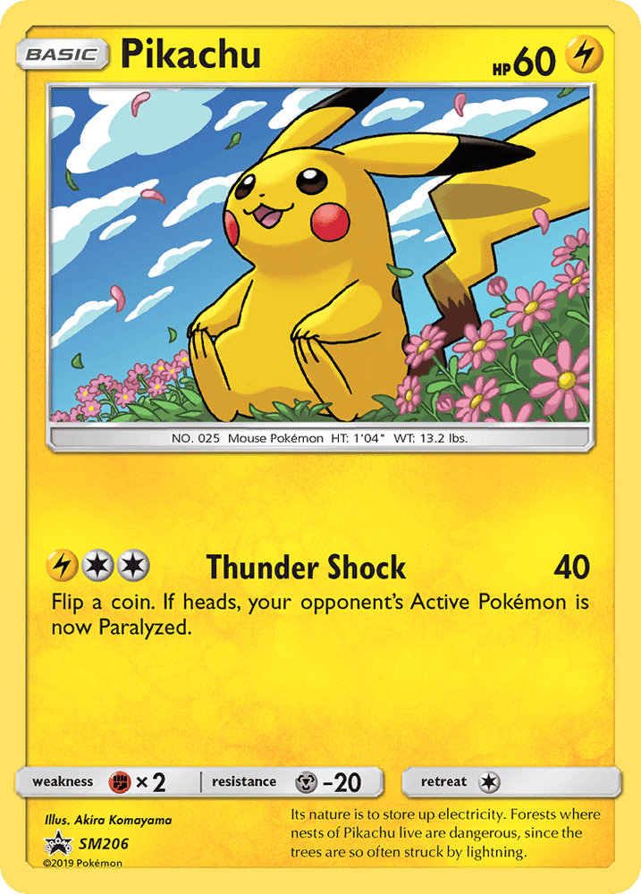 Pikachu (SM206) [Sun & Moon: Black Star Promos] (Online Only)