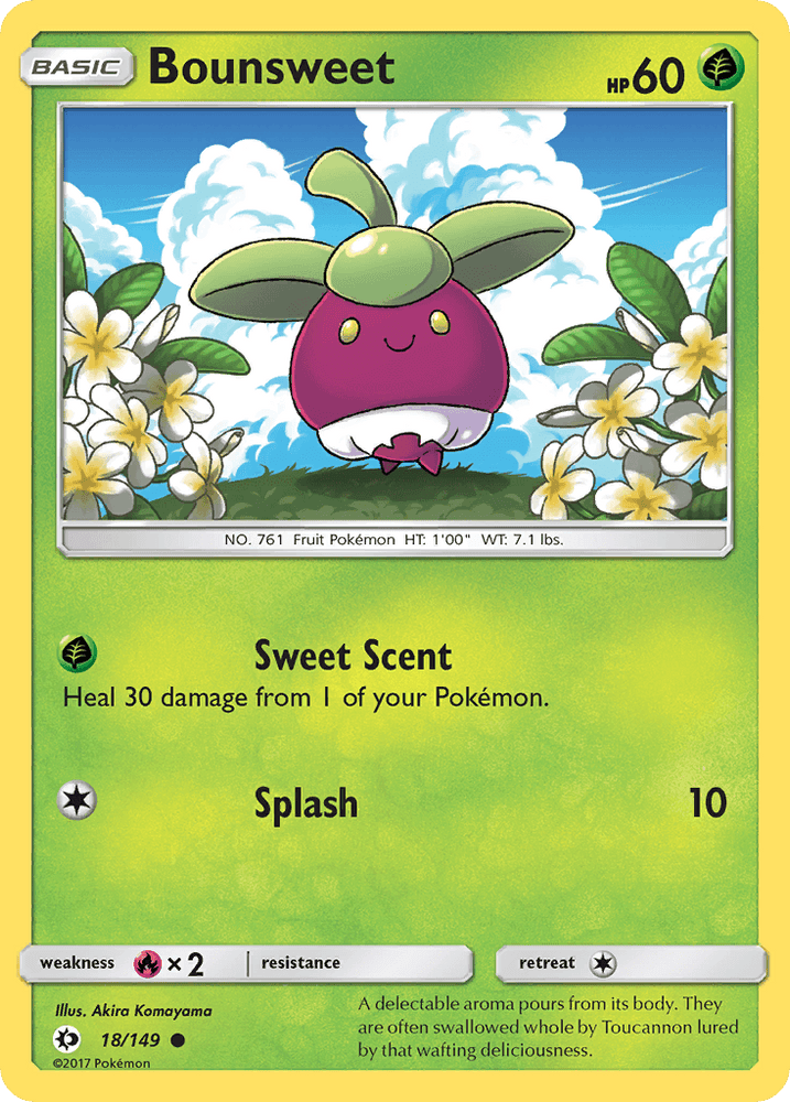 Bounsweet (18/149) [Sun & Moon: Base Set] (Online Only)