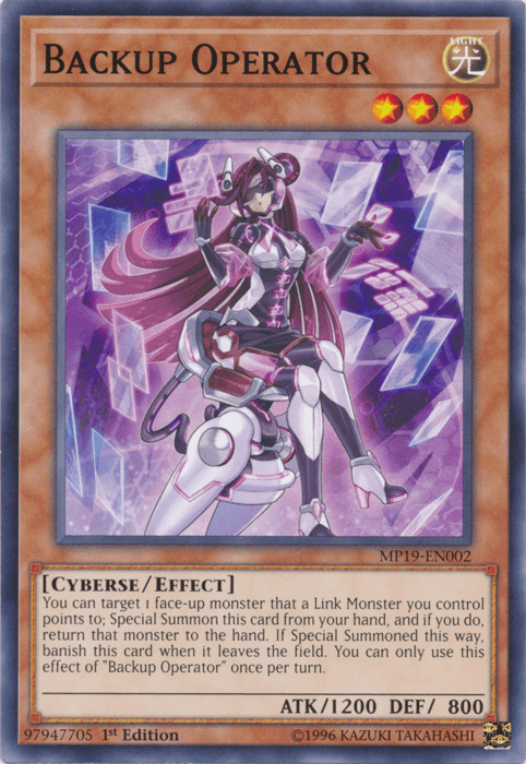 Backup Operator [MP19-EN002] Common (ONLINE ORDER ONLY)