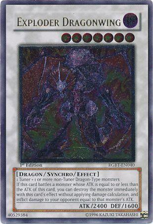 Exploder Dragonwing [RGBT-EN040] Ultimate Rare (ONLINE ORDER ONLY)