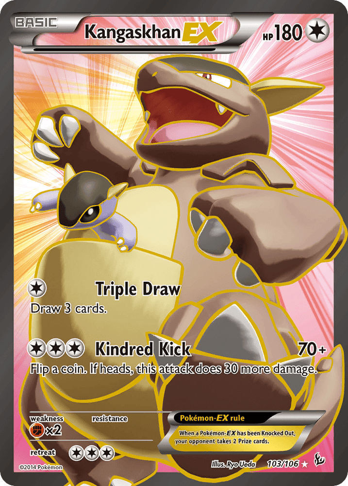 Kangaskhan EX (103/106) [XY: Flashfire] (Online Only)