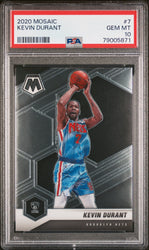 2020 PANINI MOSAIC KEVIN DURANT  #7 - PSA 10 (Online Order Only)