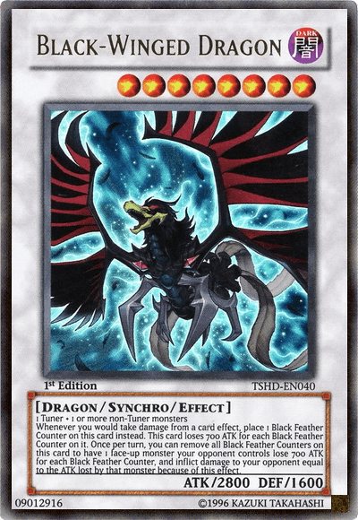 Black-Winged Dragon [TSHD-EN040] Ultra Rare (ONLINE ORDER ONLY)