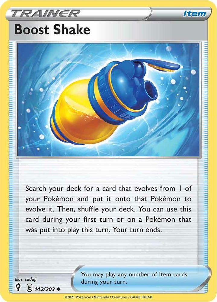 Boost Shake (142/203) [Sword & Shield: Evolving Skies] (Online Only)