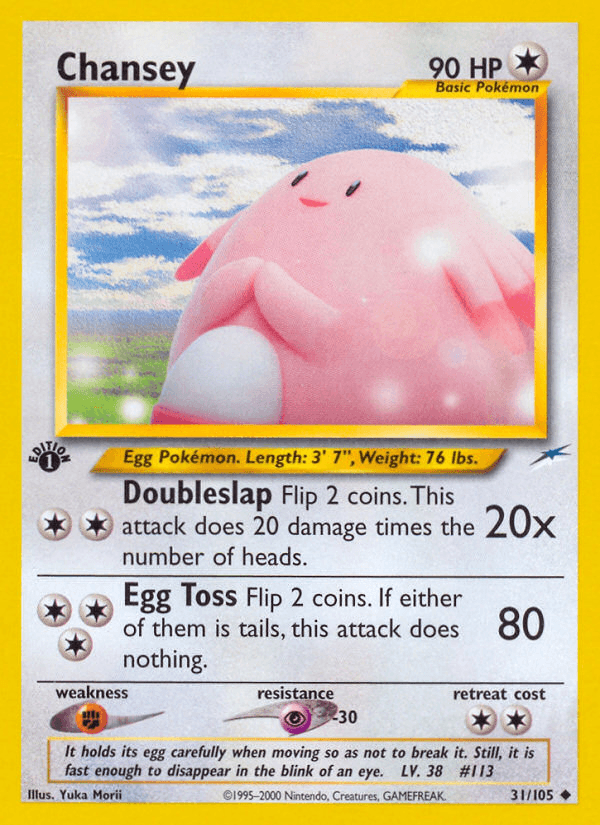 Chansey (31/105) [Neo Destiny 1st Edition] (Online Only)