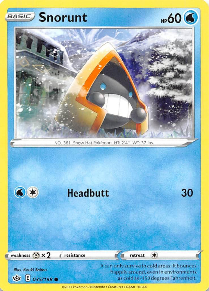 Snorunt (035/198) [Sword & Shield: Chilling Reign] (Online Only)