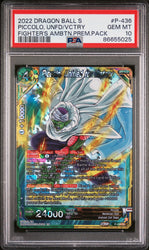 2022 DRAGON BALL SUPER PICCOLO, UNFD/VCTRY #P-436 - PSA 10 (Online Order Only)