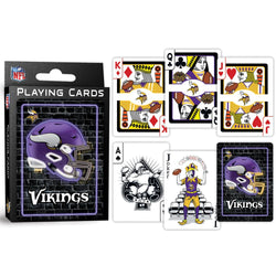 Minnesota Vikings Neon Playing Cards - 54 Card Deck