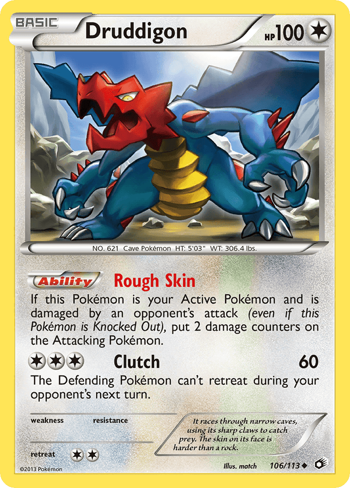 Druddigon (106/113) [Black & White: Legendary Treasures] (Online Only)