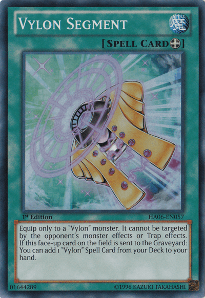 Vylon Segment [HA06-EN057] Super Rare (ONLINE ORDER ONLY)