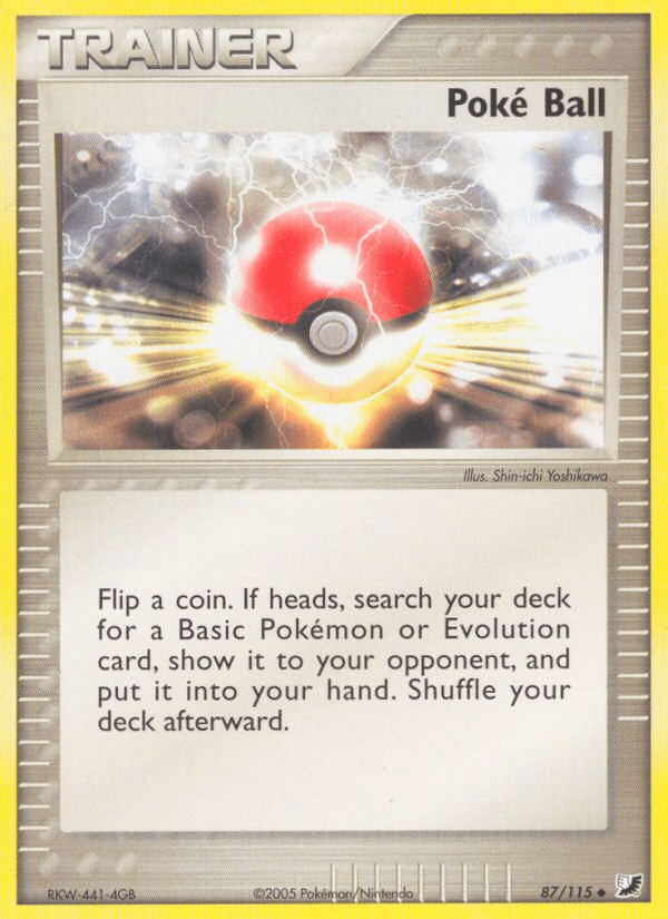 Poke Ball (87/115) [EX: Unseen Forces] (Online Only)