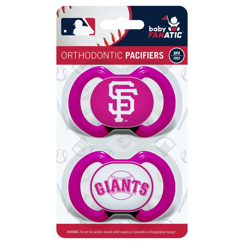 San Francisco Giants - Pink Pacifier 2-Pack (ONLINE ORDER ONLY)