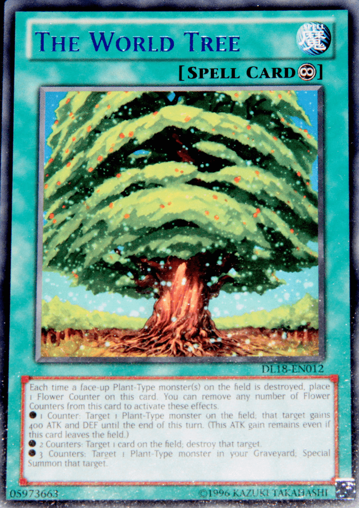 The World Tree (Blue) [DL18-EN012] Rare (ONLINE ORDER ONLY)