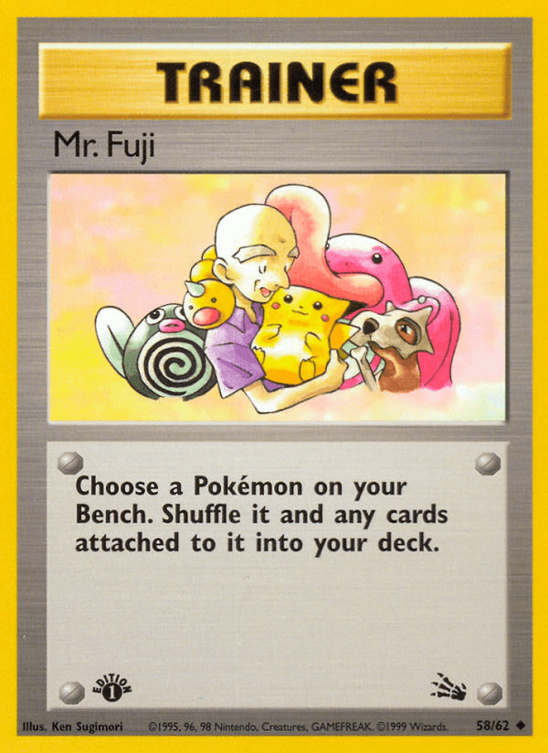 Mr. Fuji (58/62) [Fossil 1st Edition] (Online Only)