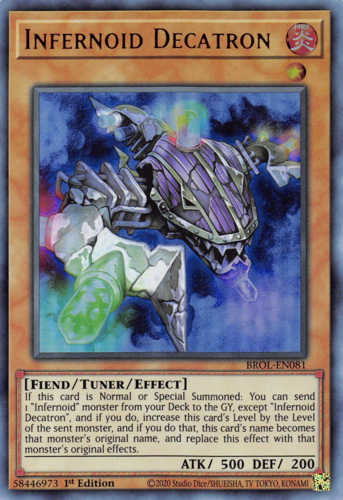 Infernoid Decatron [BROL-EN081] Ultra Rare (ONLINE ORDER ONLY)