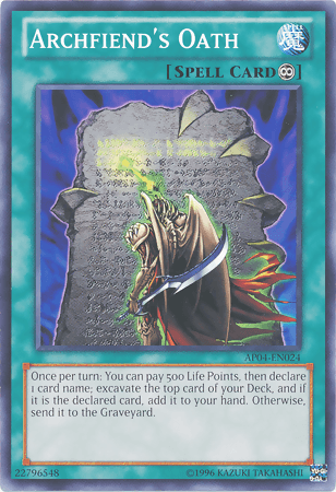 Archfiend's Oath [AP04-EN024] Common (ONLINE ORDER ONLY)