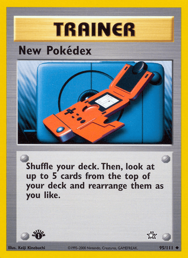 New Pokedex (95/111) [Neo Genesis 1st Edition] (Online Only)