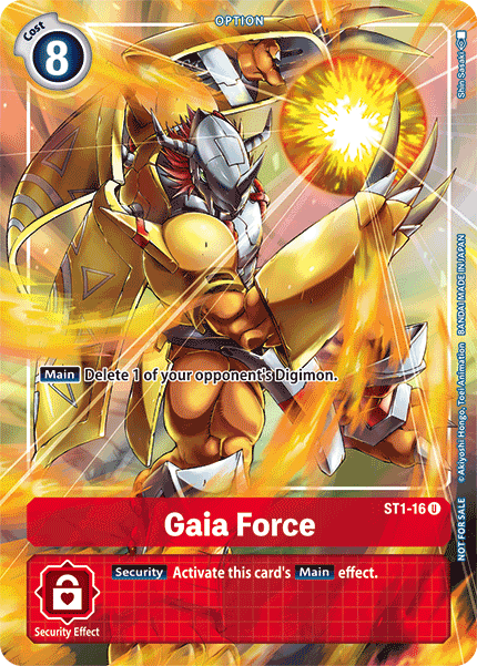 Gaia Force [ST1-16] (Tamer's Evolution Box) [Starter Deck: Gaia Red Promos] (ONLINE ORDER ONLY)