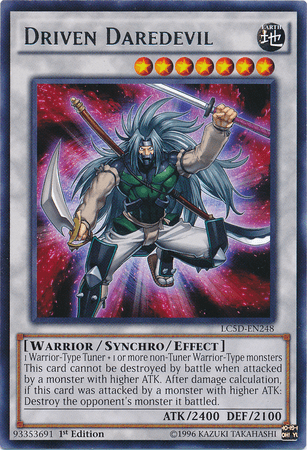Driven Daredevil [LC5D-EN248] Rare (ONLINE ORDER ONLY)