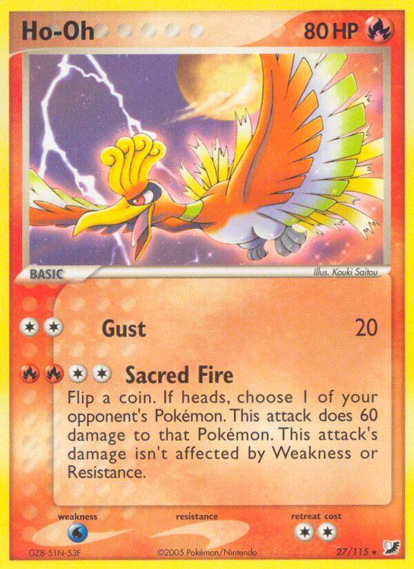 Ho Oh (27/115) (Theme Deck Exclusive) [EX: Unseen Forces] (Online Only)