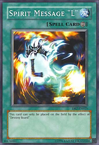 Spirit Message "L" [DB2-EN025] Common (ONLINE ORDER ONLY)