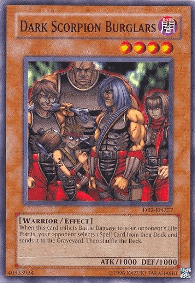 Dark Scorpion Burglars [DB2-EN227] Common (ONLINE ORDER ONLY)