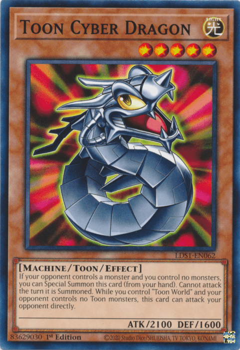 Toon Cyber Dragon [LDS1-EN062] Common (ONLINE ORDER ONLY)