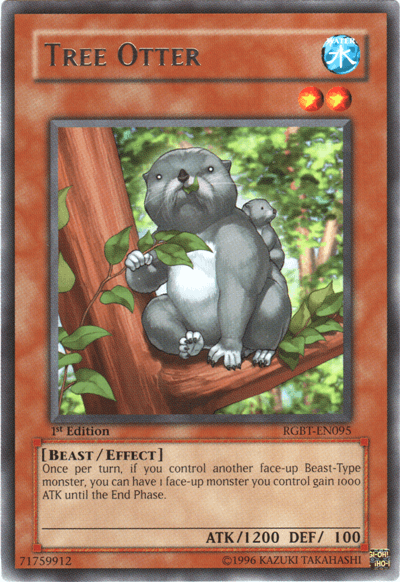 Tree Otter [RGBT-EN095] Rare (ONLINE ORDER ONLY)