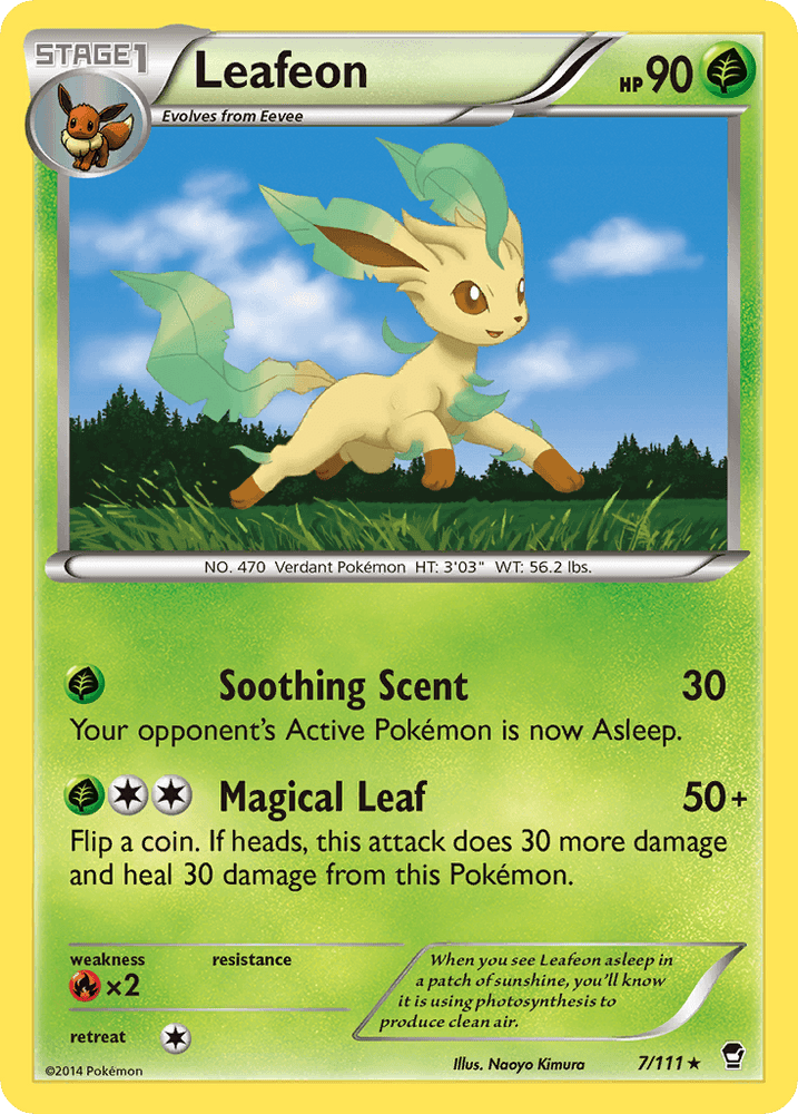 Leafeon (7/111) [XY: Furious Fists] (Online Only)