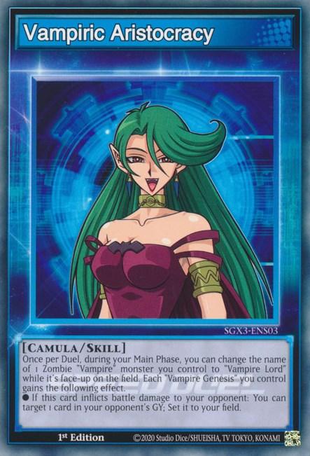 Vampiric Aristocracy [SGX3-ENS03] Common (ONLINE ORDER ONLY)