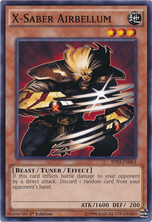 X-Saber Airbellum [BP03-EN063] Common (ONLINE ORDER ONLY)