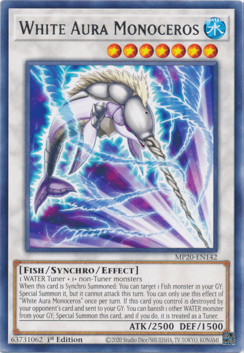 White Aura Monoceros [MP20-EN142] Rare (ONLINE ORDER ONLY)