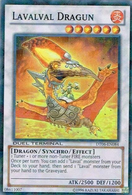 Lavalval Dragun [DT06-EN084] Super Rare (ONLINE ORDER ONLY)