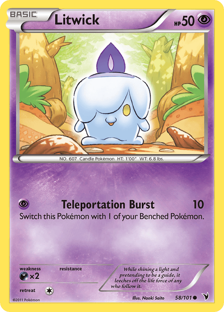 Litwick (58/101) [Black & White: Noble Victories] (Online Only)