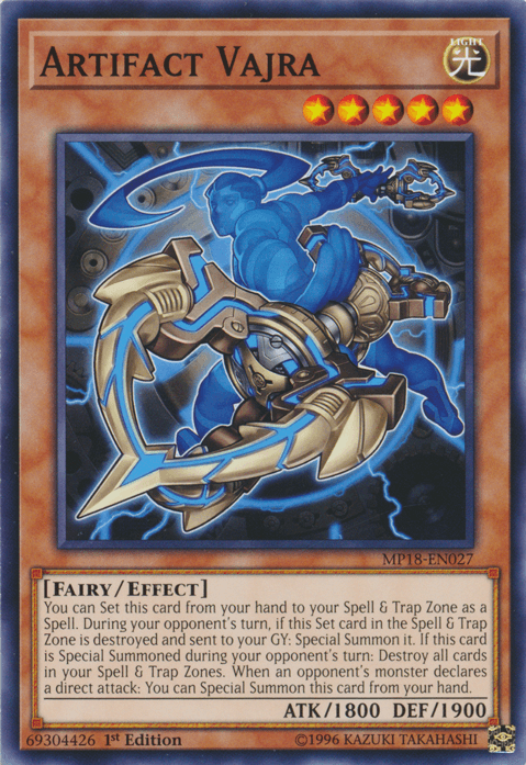 Artifact Vajra [MP18-EN027] Common (ONLINE ORDER ONLY)