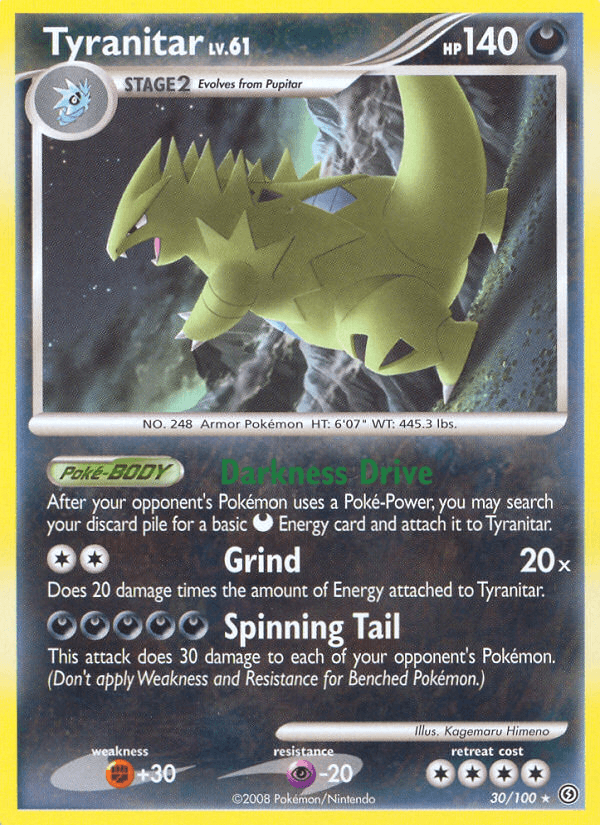 Tyranitar (30/100) [Diamond & Pearl: Stormfront] (Online Only)