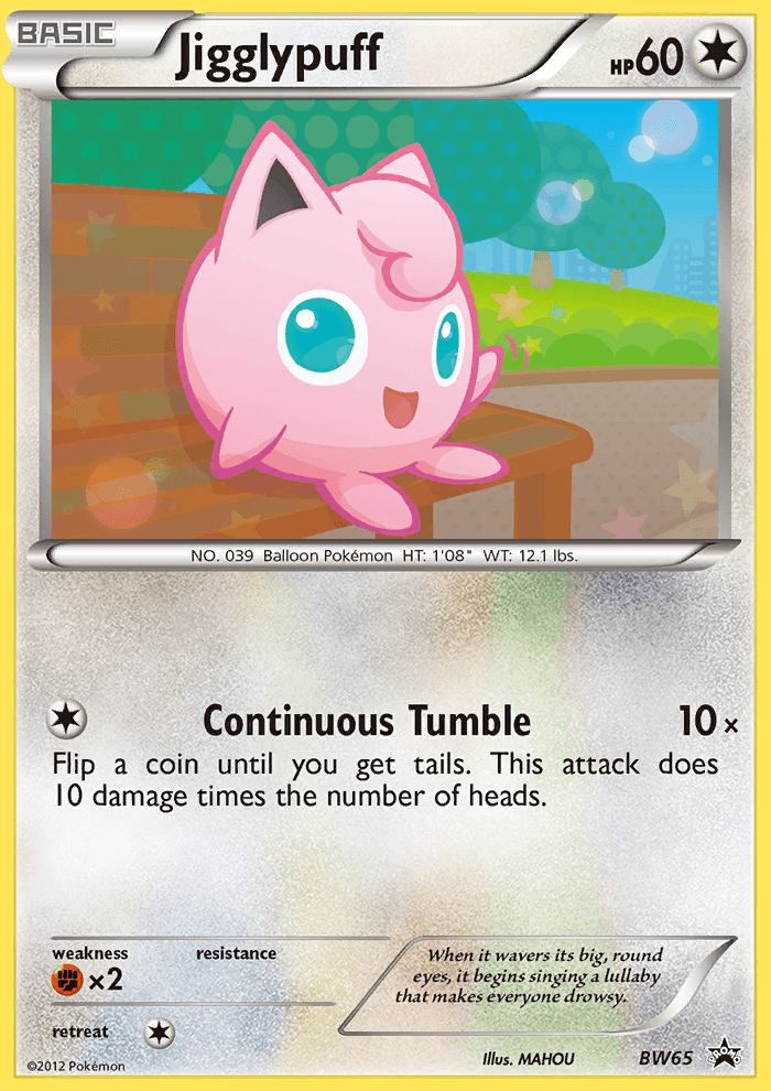 Jigglypuff (BW65) [Black & White: Black Star Promos] (Online Only)