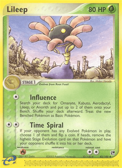 Lileep (42/100) [EX: Sandstorm] (Online Only)